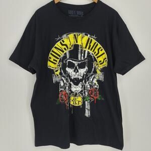 Guns N' Roses Black Classic T-Shirt Skull Lightweight Size XXL